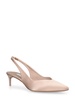 45mm Satin slingback pumps