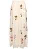 Piñon embroidered linen palazzo pants