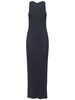 Tikea viscose jersey long tank dress