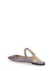 Bing glittered fabric flat mules