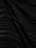Striped sheer knit long dress