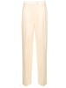 Printed jacquard high rise wide pants