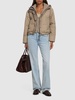 Cotton blend down jacket