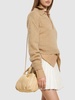 Medium Bombon raffia top handle bag