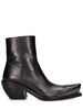 70mm Leather ankle boots