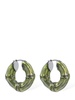 Small Bamboo hoop earrings