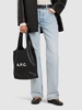 Small Ninon faux leather tote bag