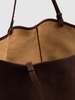 XL Park nubuck leather tote bag