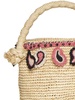 Alanui Paisley Raffia Bucket Bag
