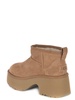 Boots Ugg "classic Ultra Mini New Heights" Made Of Suede Leather