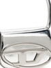 Metallic Silver Shoulder Bag 1Dr Compact With Adjustable Strap