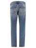 Logo Embroidery Denim Jeans