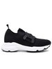 Tod's Black Tech Fabric Run Sneakers Women