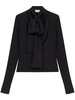 Blumarine Jersey Crepe Blouse Clothing