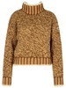 Moncler Brown Wool Blend Turtleneck Sweater