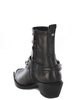Tex Distressed Cowboy Ankle Boots Pinko