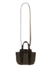 CANVAS AND LEATHER MINI GIARDINIERA TOTE BAG