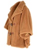Max Mara 'George' Hood In Brown Camel Blend Women
