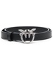 Black 'Love Berry' belt with logo buckle