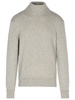 Zegna Brown Cashmere Turtleneck Sweater Men
