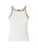 Pinko Coriandoli Crystal-Embroidery Tank Top