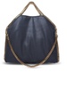 Stella Mccartney 'Falabella' Tote Bag In Navy Recycled Polyester Blend Women