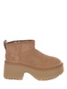 Boots Ugg "classic Ultra Mini New Heights" Made Of Suede Leather