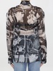 Off White Women X-Ray Cross Collar Shirt