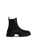 Moncler 'Hevea' Black Leather Loulacing Women