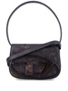 Diesel 1Dr-Iconic Shoulder Bag In Faded Effect Leather