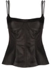 Stella McCartney Corset-Style Peplum Tank Top