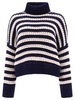 Striped Sweater In Wool And Cashmere