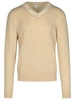 Eleventy Beige Cashmere Blend Sweater Men
