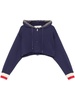 Golden Goose Journey Half-Zip Cropped Hoodie