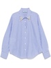 Prada Women Striped Cotton Shirt