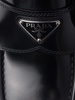 Prada Men Mocassini Platform In Pelle Spazzolata