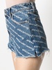 Alexander Wang Logo Print Shorts Clothing