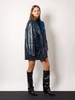 Fendi Women Fendi Blue Leather Jackets
