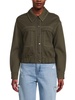 Utility Contrast Knit Jacket