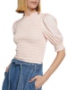 Langston Smocked Cotton Top