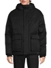 Faux Fur Lined Hooded Down Jacket