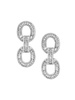 14K White Gold & 0.57 TCW Diamond Drop Earrings