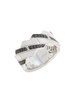 Sterling Silver & Black Spinel Ring