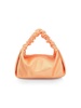 Mini Scrunchie Embellished Top Handle Bag