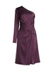 One Shoulder Twist Midi Dress