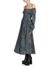 Lillian Smocked Midi-Dress