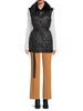 Faux Fur Collar Quilted Vest