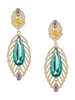 The Luxe Collection Billie 18K Goldplated & Cubic Zirconia Statement Drop Earrings