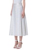 Sequined Wool-Blend Flare Midi-Skirt