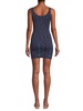 Maxine Abstract Print Ribbed Mini Dress
